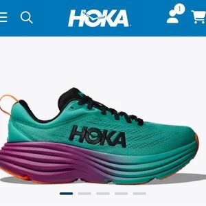 Hoka Bondi 8 Size 8 - Like new!